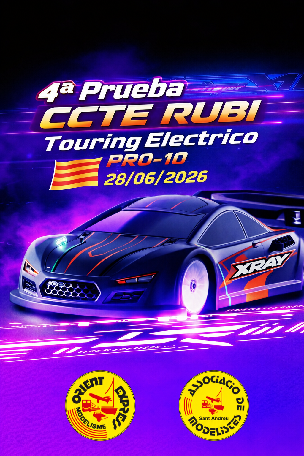 Imagen del evento 4&ordm; PRUEBA CCTE RUBI 28/06/2026 PRO10 / TOURING ELECTRICO