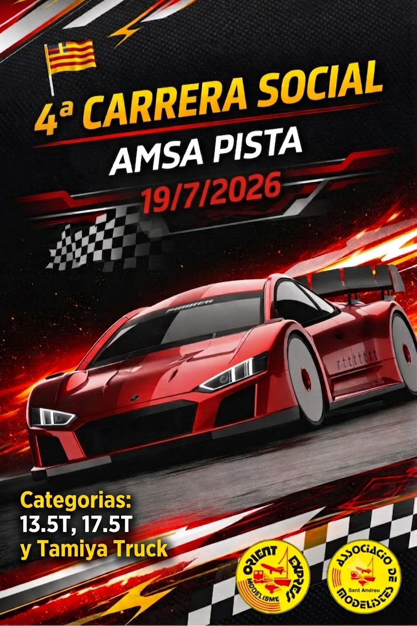 Imagen del evento 4&ordf; Social Pista Electric 19/07/26