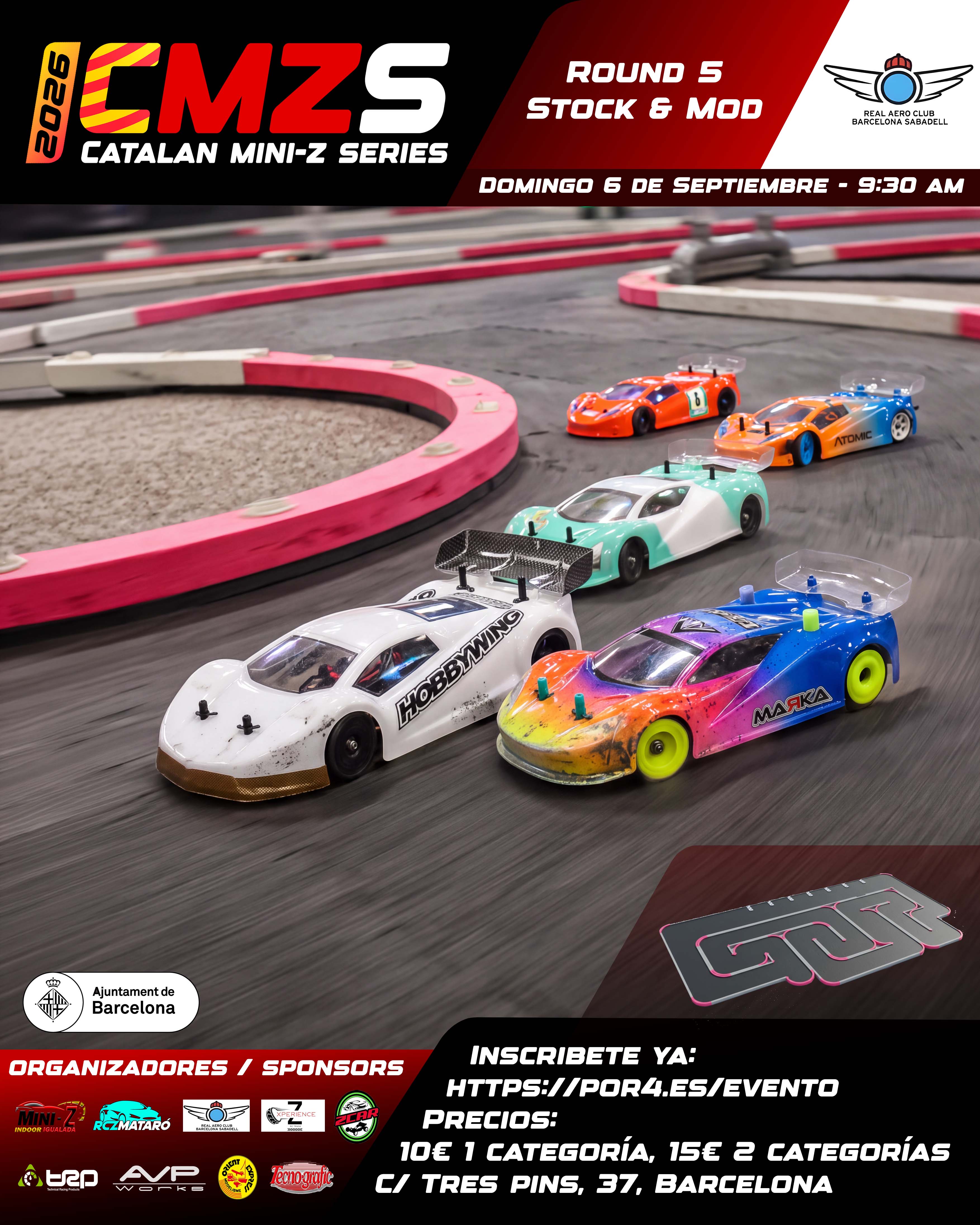 Imagen del evento 5a Prueba Catalan Mini-Z Series 2026