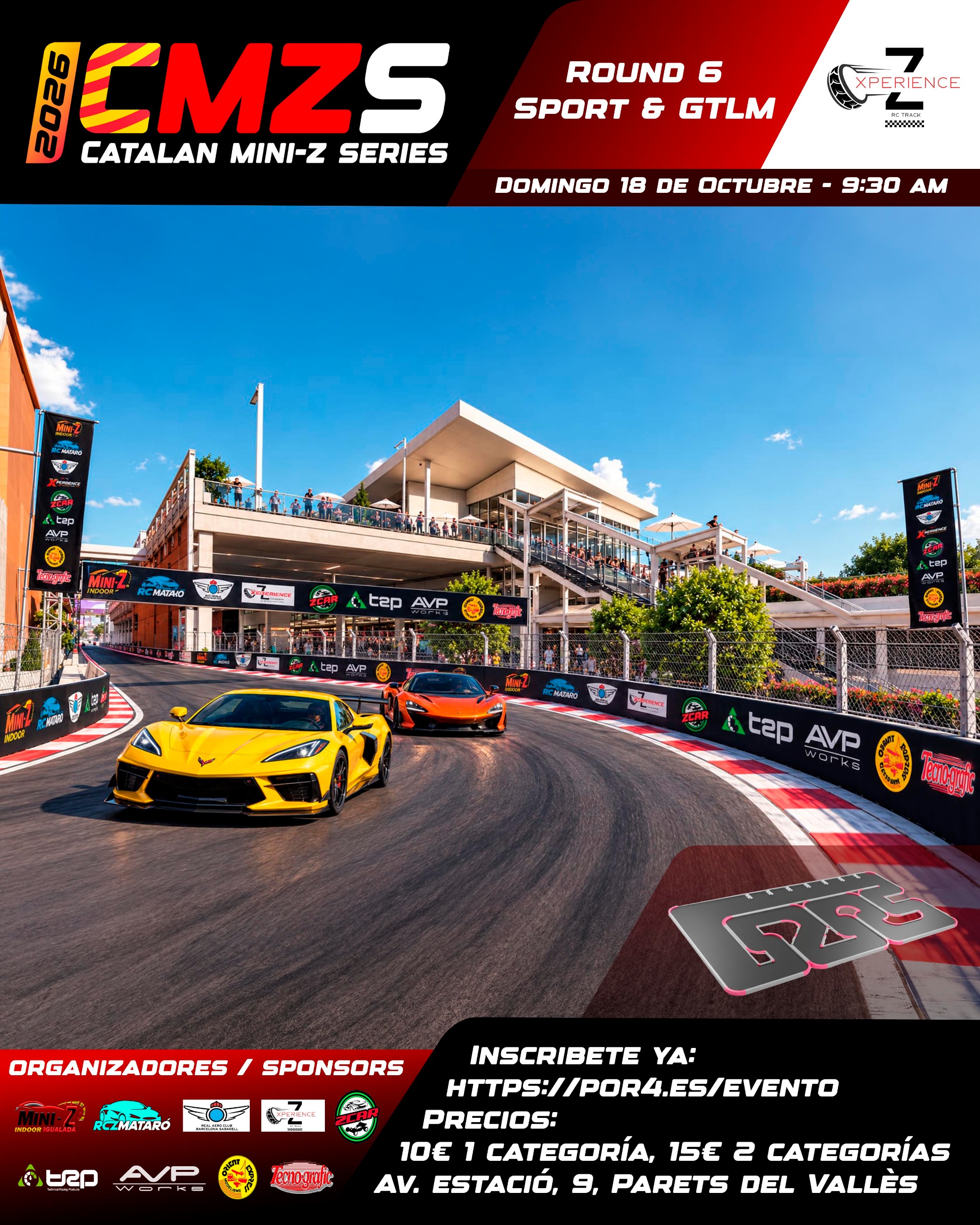 Imagen del evento 6 prueba CMZS, mini-z sport & GTLM